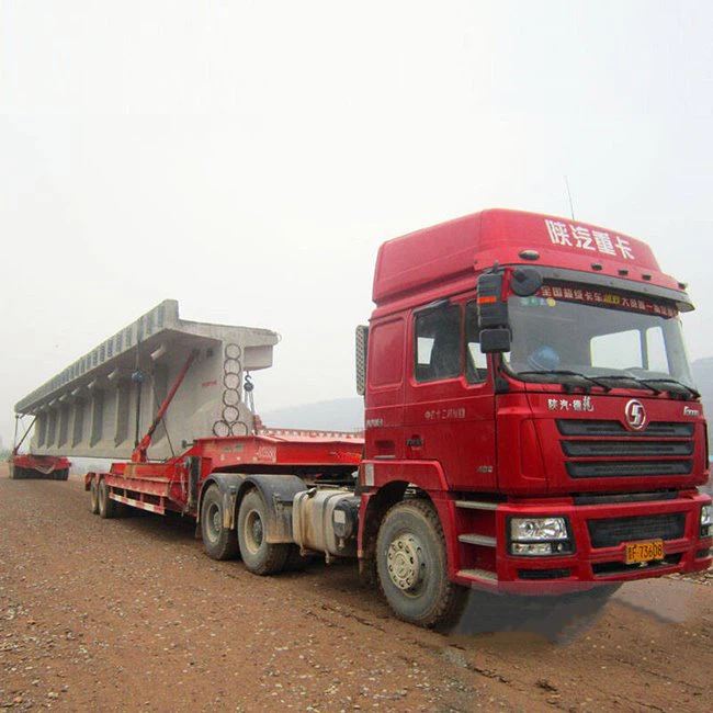 Remorque lourde de pont à poutres