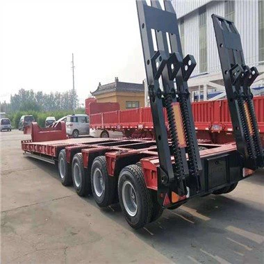 Remorque 4 lignes 8 essieux